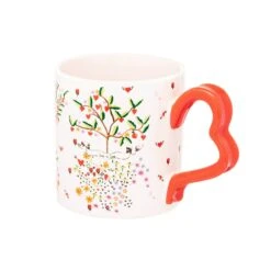 Cath Kidston Oh My Heart Handled Mug