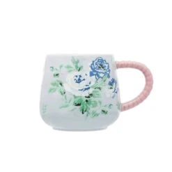 Cath Kidston Blue Rose Twisted Handle Mug 6 Cath Kidston Blue Rose Twisted Handle Mug -Taskers Sale Shop 60012970 2