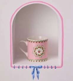 Cath Kidston Strawberry Boarder Mollie Mug - Pink