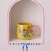 Cath Kidston Rose Twisted Handle Mug - Yellow -Taskers Sale Shop 60012979