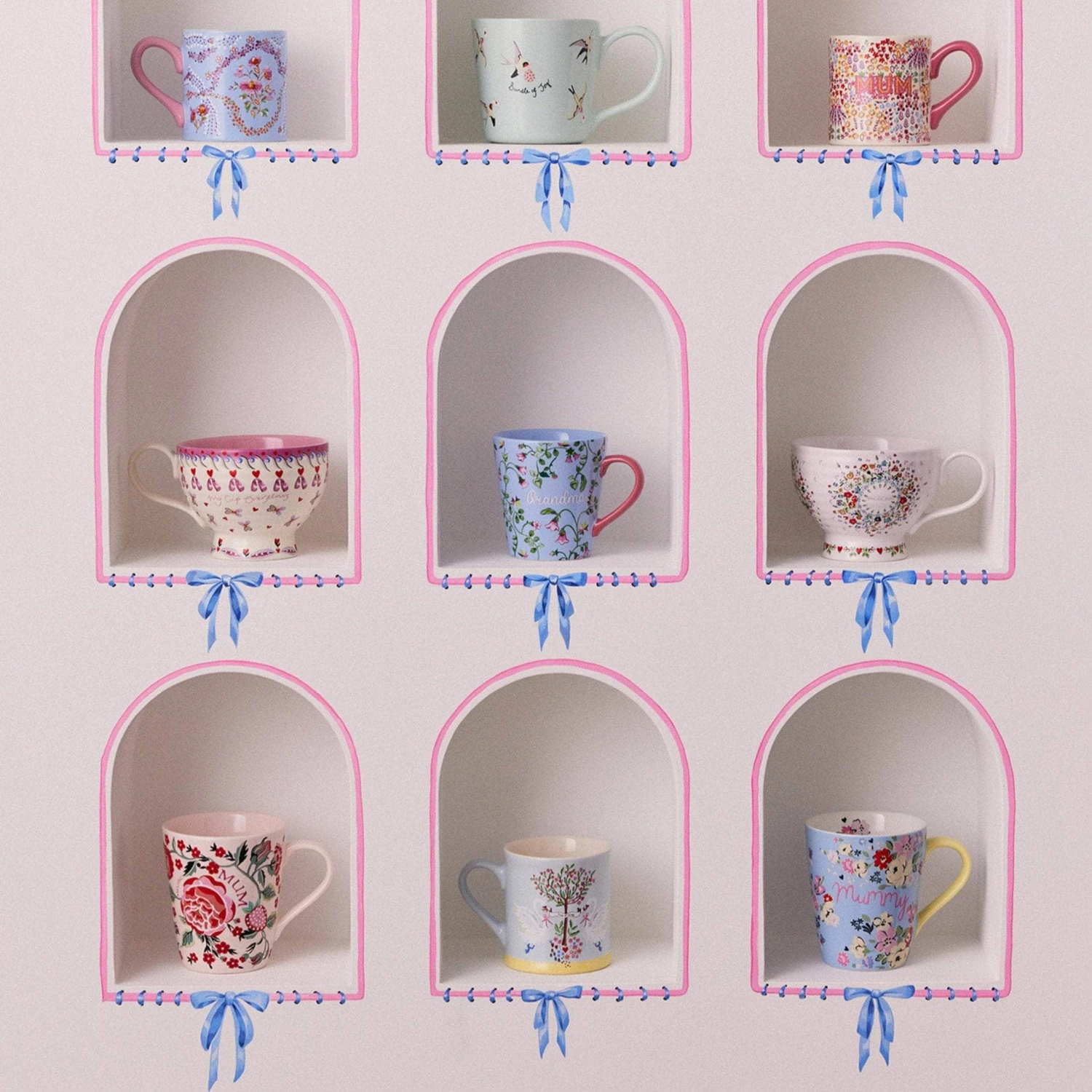 Cath Kidston Grandma Twin Flowers Mini Stanley Mug 6 Cath Kidston Grandma Twin Flowers Mini Stanley Mug - Image 4