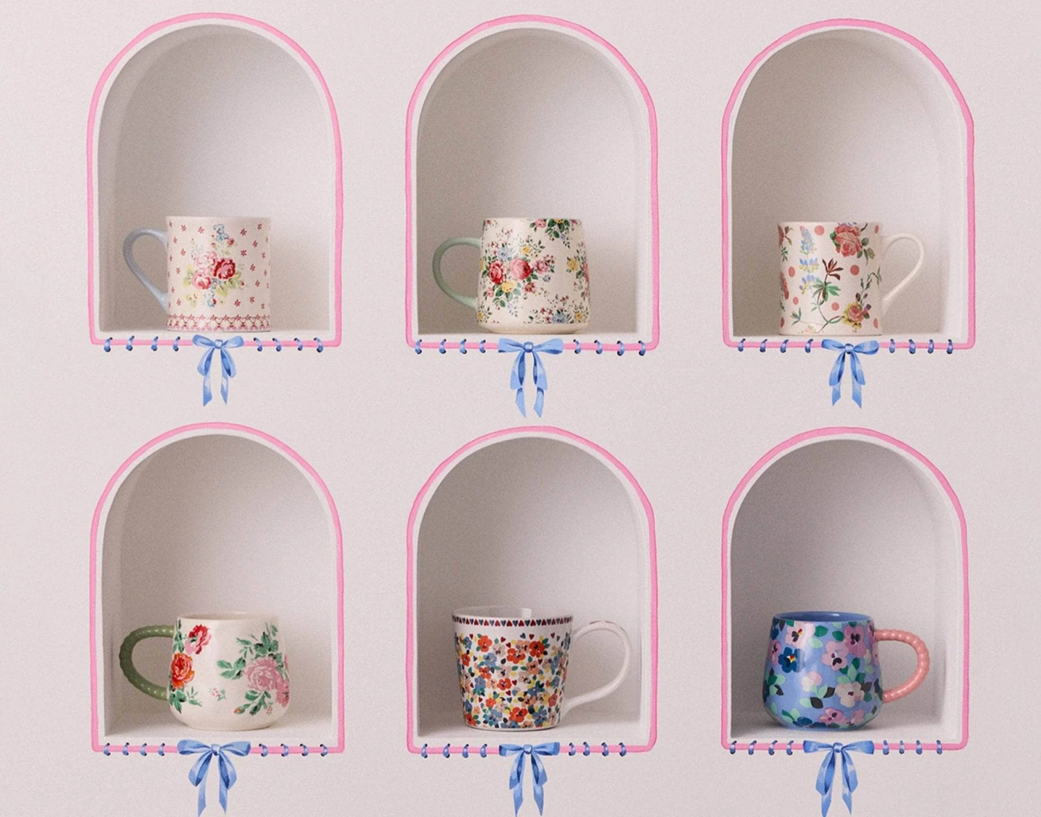 Cath Kidston Birds & Roses Mollie Mug 6 Cath Kidston Birds & Roses Mollie Mug - Image 4