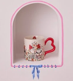 Cath Kidston Gnome Heart Handle Mug