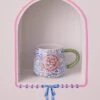 Cath Kidston Ditsy Blue Twisted Handle Billie Mug -Taskers Sale Shop 60012989 1