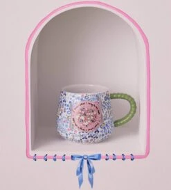 Cath Kidston Ditsy Blue Twisted Handle Billie Mug