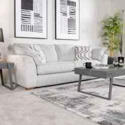 Louisiana 3 Seater Sofa - Grey
