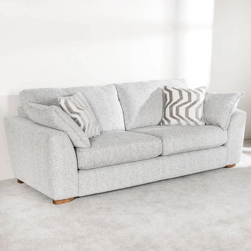 Louisiana 3 Seater Sofa - Grey 4 Louisiana 3 Seater Sofa - Grey - Image 2