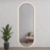 LED Double Arch Mirror - Black 1 LED Double Arch Mirror - Black -Taskers Sale Shop 60013443