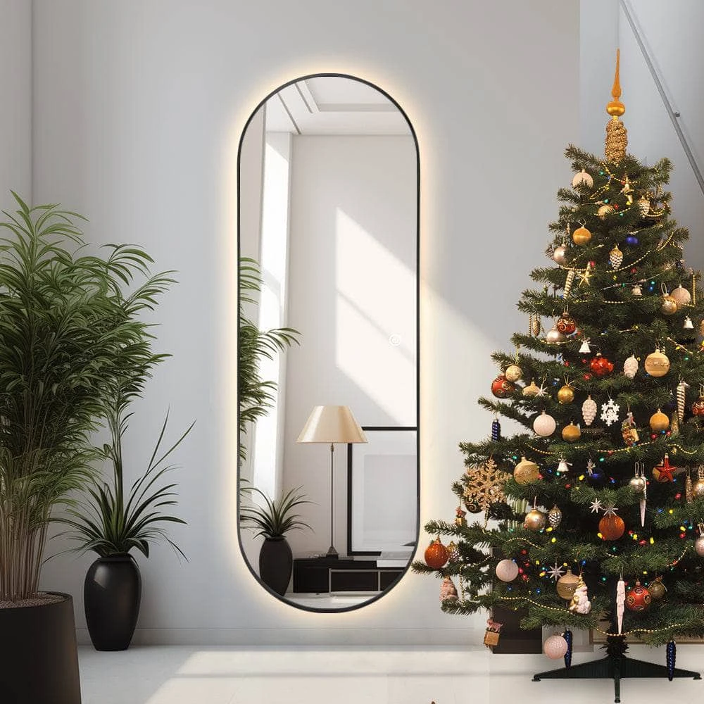 LED Double Arch Mirror - Black 4 LED Double Arch Mirror - Black - Image 2