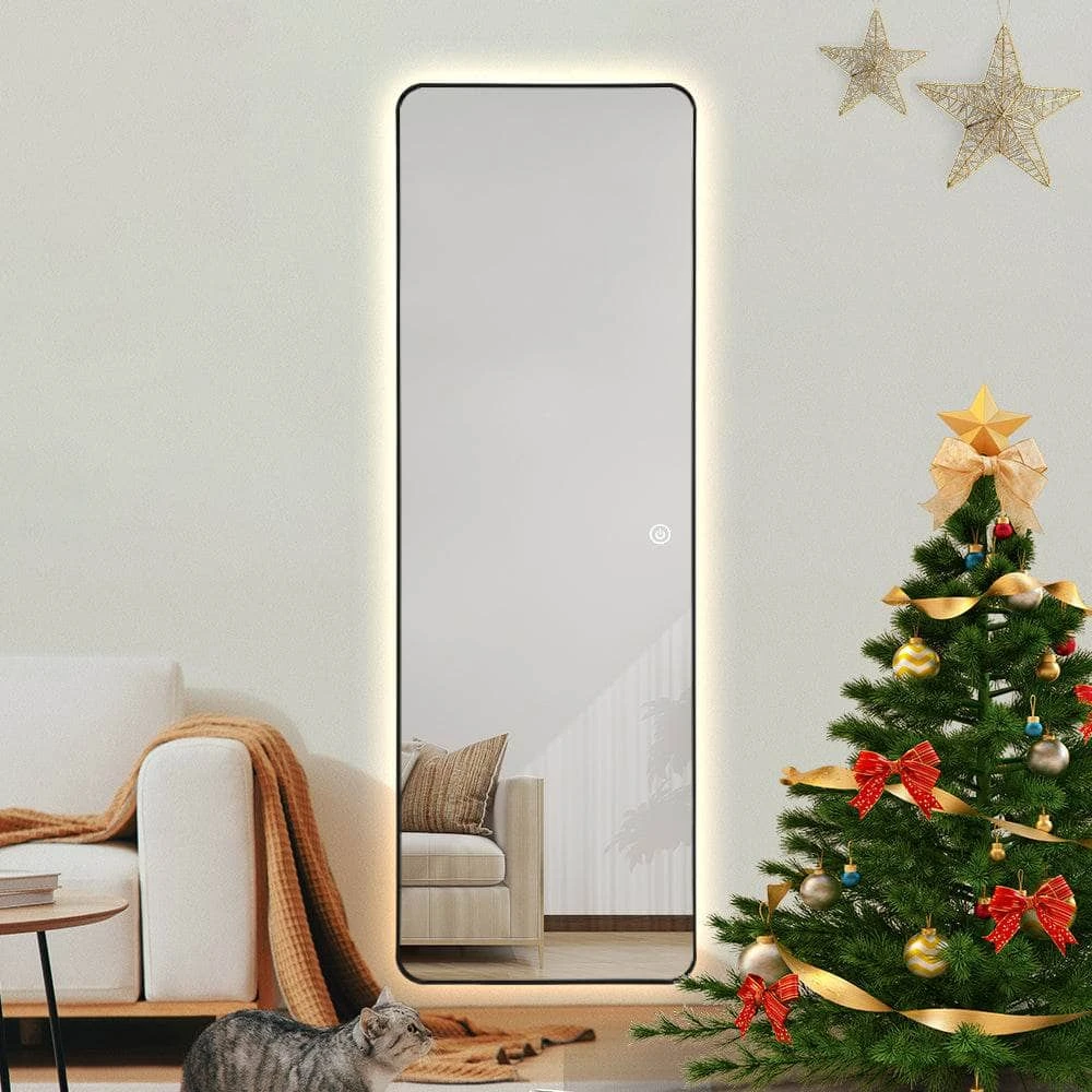 LED Rectangle Mirror - Black 4 LED Rectangle Mirror - Black - Image 2