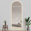 LED Arch Mirror - Gold 1 LED Arch Mirror - Gold -Taskers Sale Shop 60013448