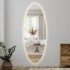 LED Oval Mirror - Gold -Taskers Sale Shop 60013449