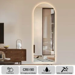 LED Arch Mirror - 60 X 165cm -Taskers Sale Shop 60013451 2