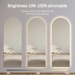 LED Arch Mirror - 60 X 165cm -Taskers Sale Shop 60013451 3