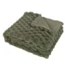 Sculpted Faux Rabbit Throw - Sage 2 Sculpted Faux Rabbit Throw - Sage -Taskers Sale Shop 60013467