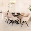 Paris Dining Table & 6 Chairs 2 Paris Dining Table & 6 Chairs -Taskers Sale Shop 60013561