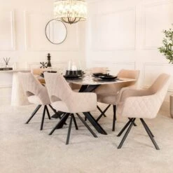 Paris Dining Table & 6 Chairs