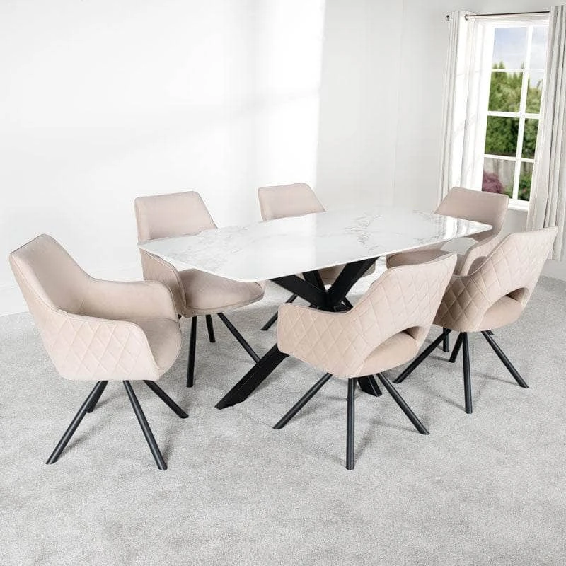 Paris Dining Table & 6 Chairs 4 Paris Dining Table & 6 Chairs - Image 2