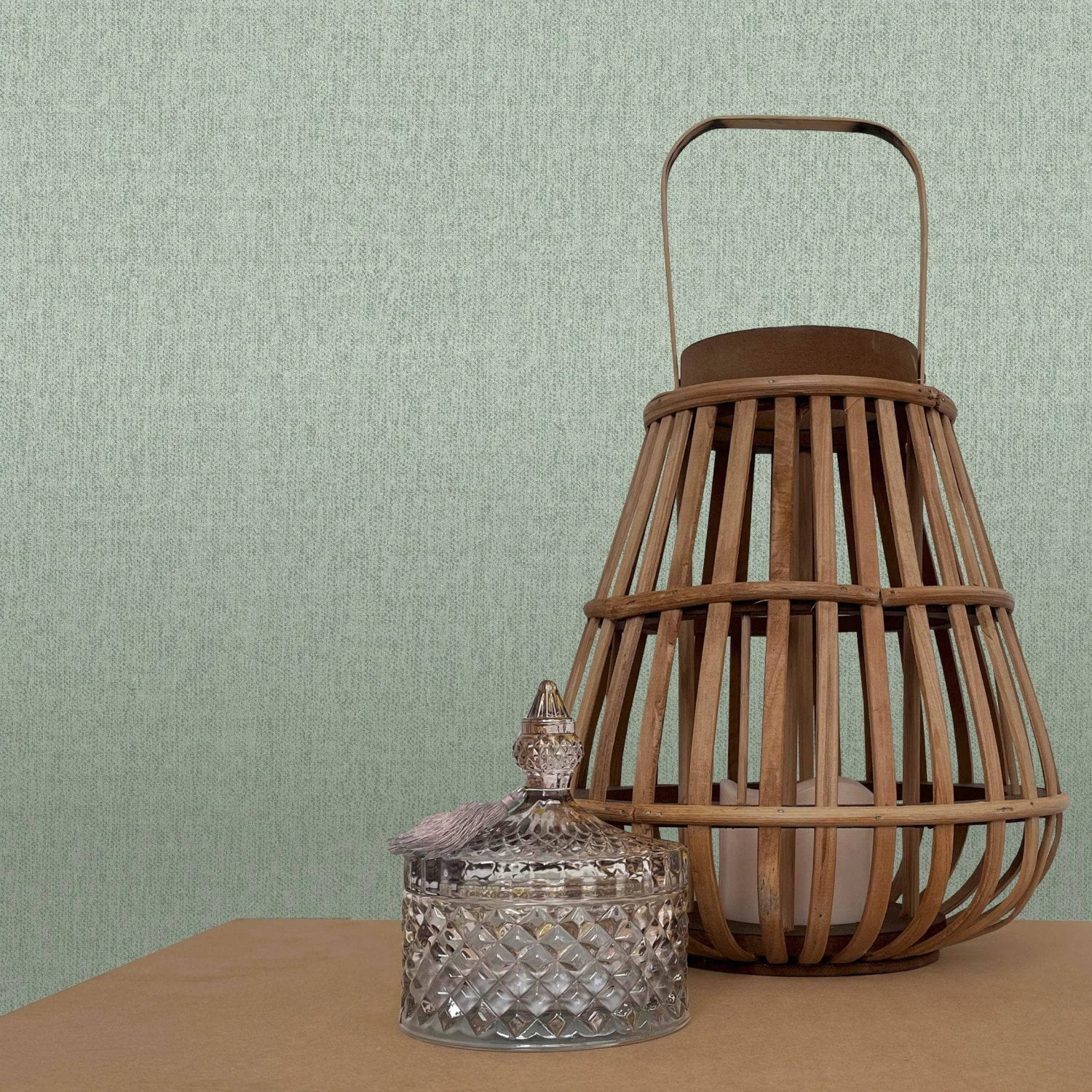 Rasch Fiji Sage Linen Wallpaper - 316124 4 Rasch Fiji Sage Linen Wallpaper - 316124 - Image 2