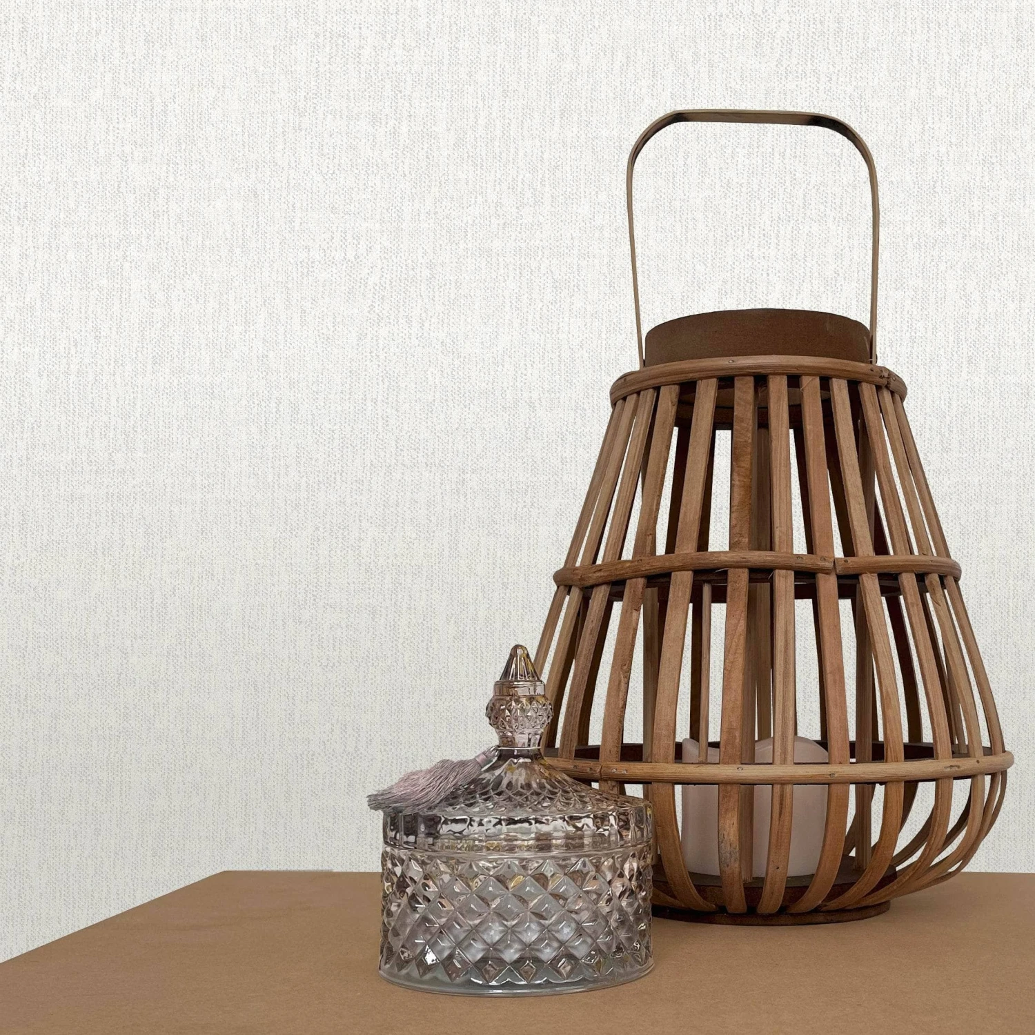 Rasch Fiji White Linen Wallpaper - 316131 4 Rasch Fiji White Linen Wallpaper - 316131 - Image 2