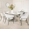 Reed Dining Table & 6 Calgary Chairs 2 Reed Dining Table & 6 Calgary Chairs -Taskers Sale Shop 60014051