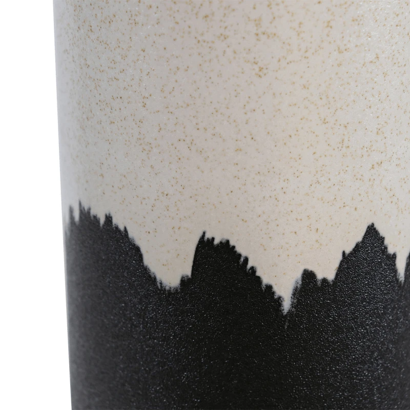 Black & White Ceramic Vase - 45cm 6 Black & White Ceramic Vase - 45cm - Image 4
