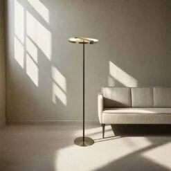 Prato Floor Lamp - Black & Gold