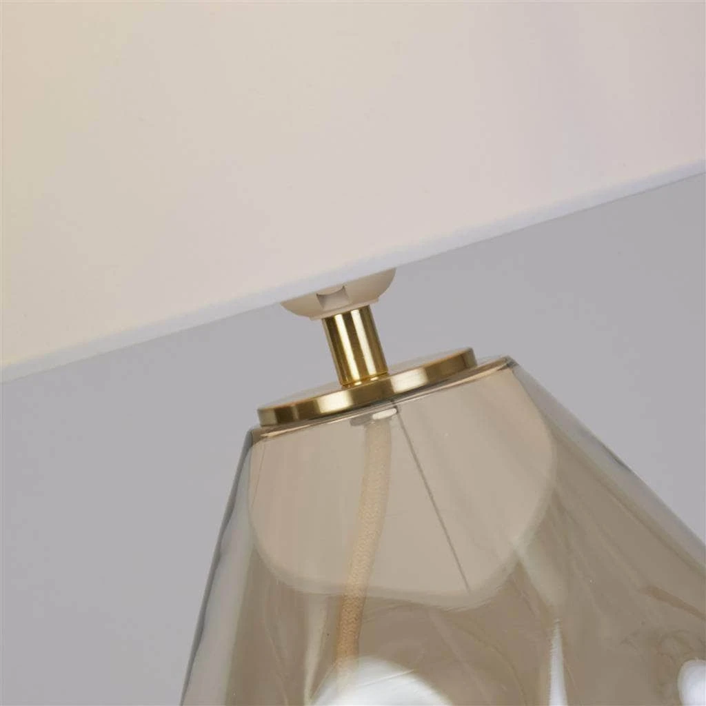 Calabria Table Lamp - Champagne & White 4 Calabria Table Lamp - Champagne & White - Image 2