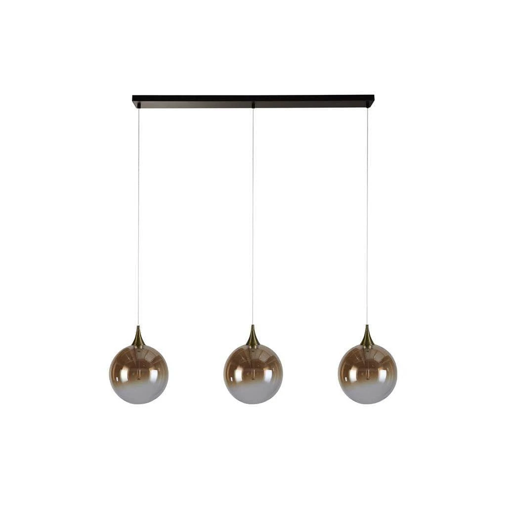 Livorno 3 Light Pendant Light - Black & Gold 4 Livorno 3 Light Pendant Light - Black & Gold - Image 2