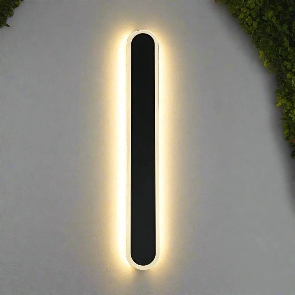 Revenna Outdoor Linear Wall Light - Black 3 Revenna Outdoor Linear Wall Light - Black