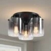 Ferrara 3 Light Ceiling Light - Black 1 Ferrara 3 Light Ceiling Light - Black -Taskers Sale Shop 60014337