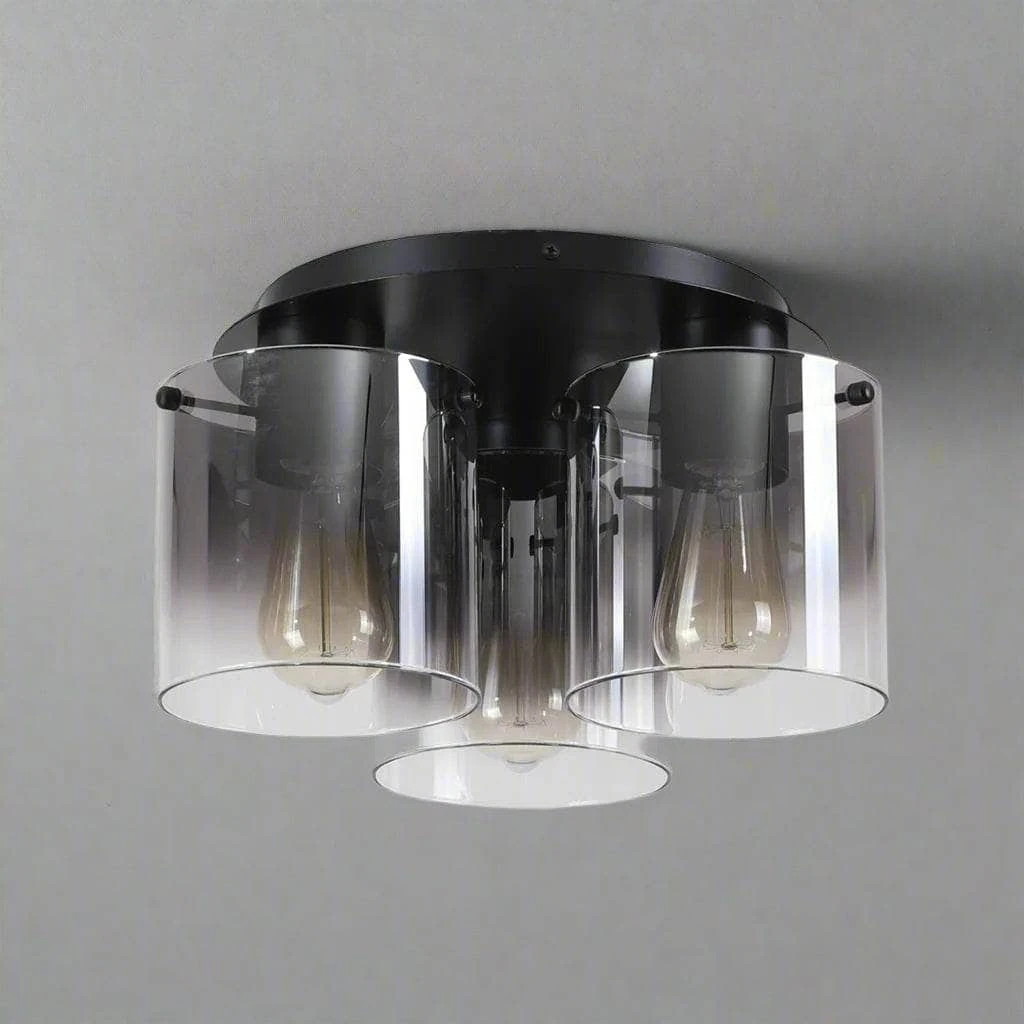 Ferrara 3 Light Ceiling Light - Black 4 Ferrara 3 Light Ceiling Light - Black - Image 2