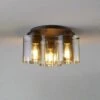 Ferrara 3 Light Ceiling Light - Mocha 1 Ferrara 3 Light Ceiling Light - Mocha -Taskers Sale Shop 60014338
