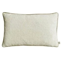 Belgravia Wave Chenille Cushion Cream - 50 X 30cm