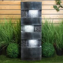 Fairview Rain Effect Water Feature - Anthracite