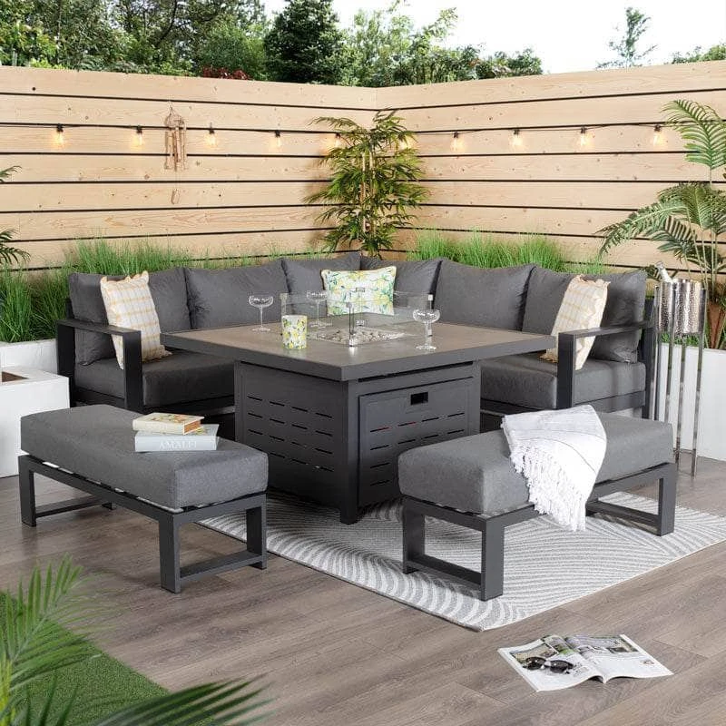 Weatherking Arlo Firepit Corner Set 4 Weatherking Arlo Firepit Corner Set - Image 2