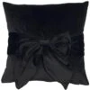 Tiedup Velvet Cushion - Black 2 Tiedup Velvet Cushion - Black -Taskers Sale Shop 60115440