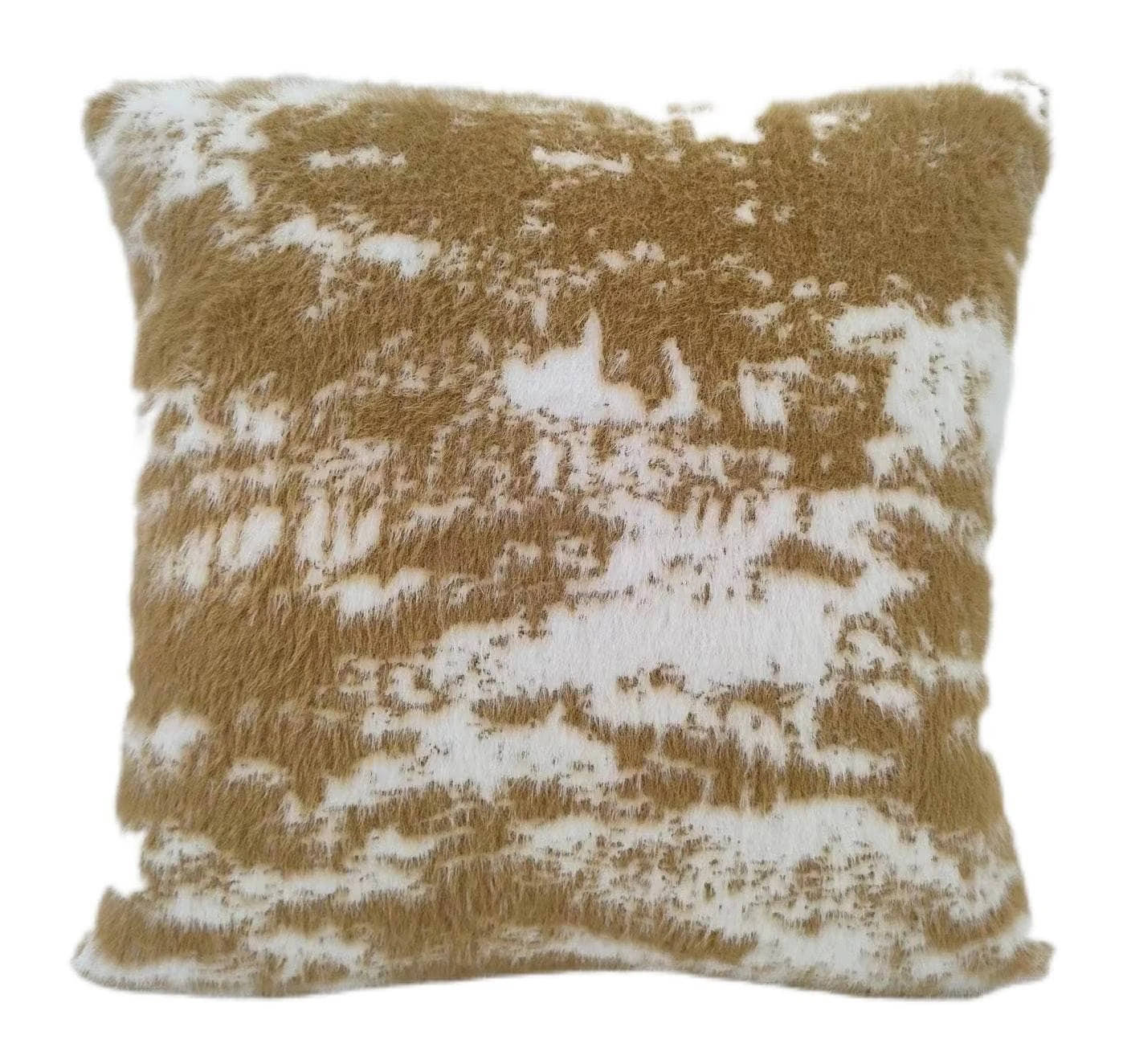 Touchme Faux Animal Skin Cushion - Caramel 3 Touchme Faux Animal Skin Cushion - Caramel