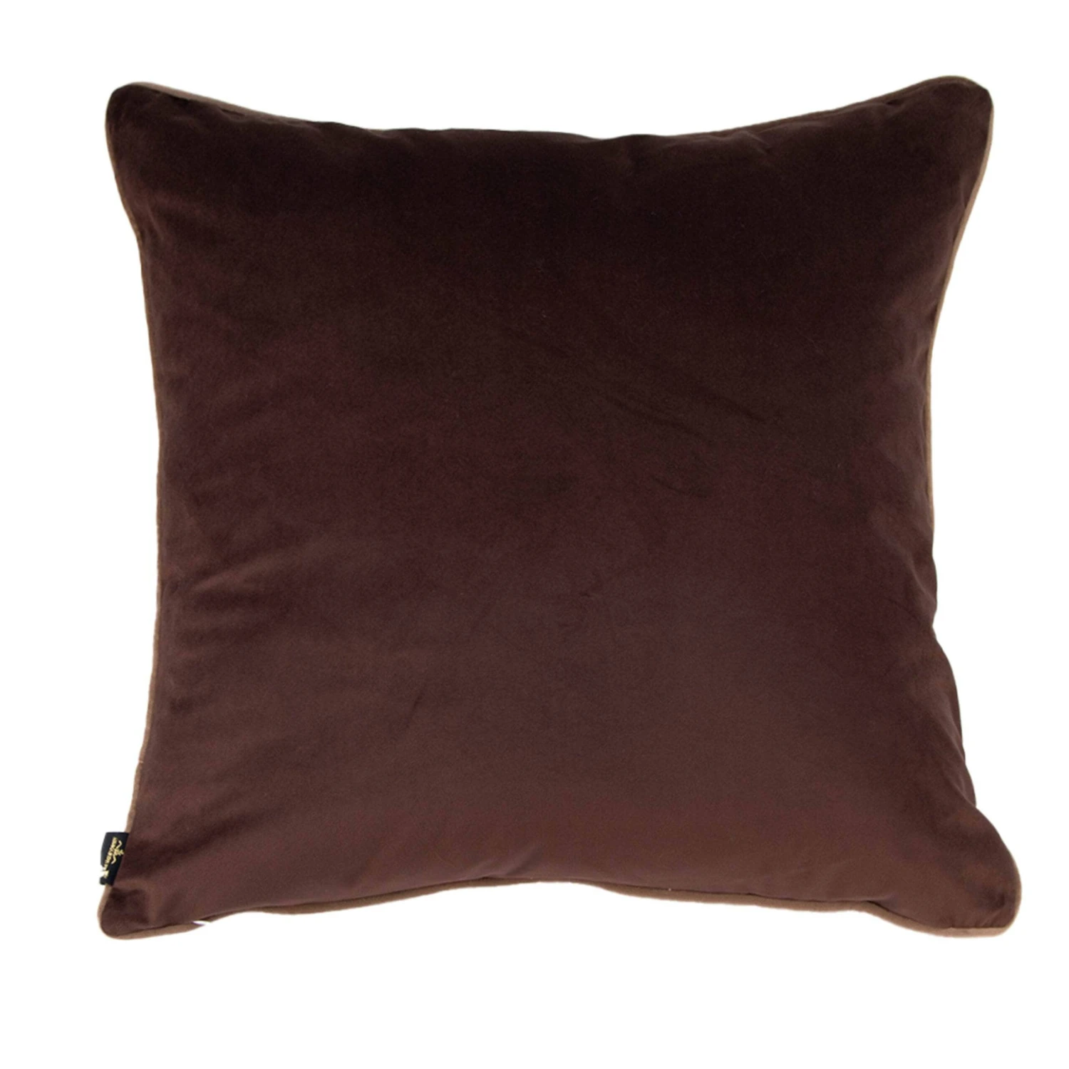 Twofaced Cushion - Chocolate & Taupe 3 Twofaced Cushion - Chocolate & Taupe