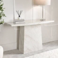 Troy Console Table - Taupe