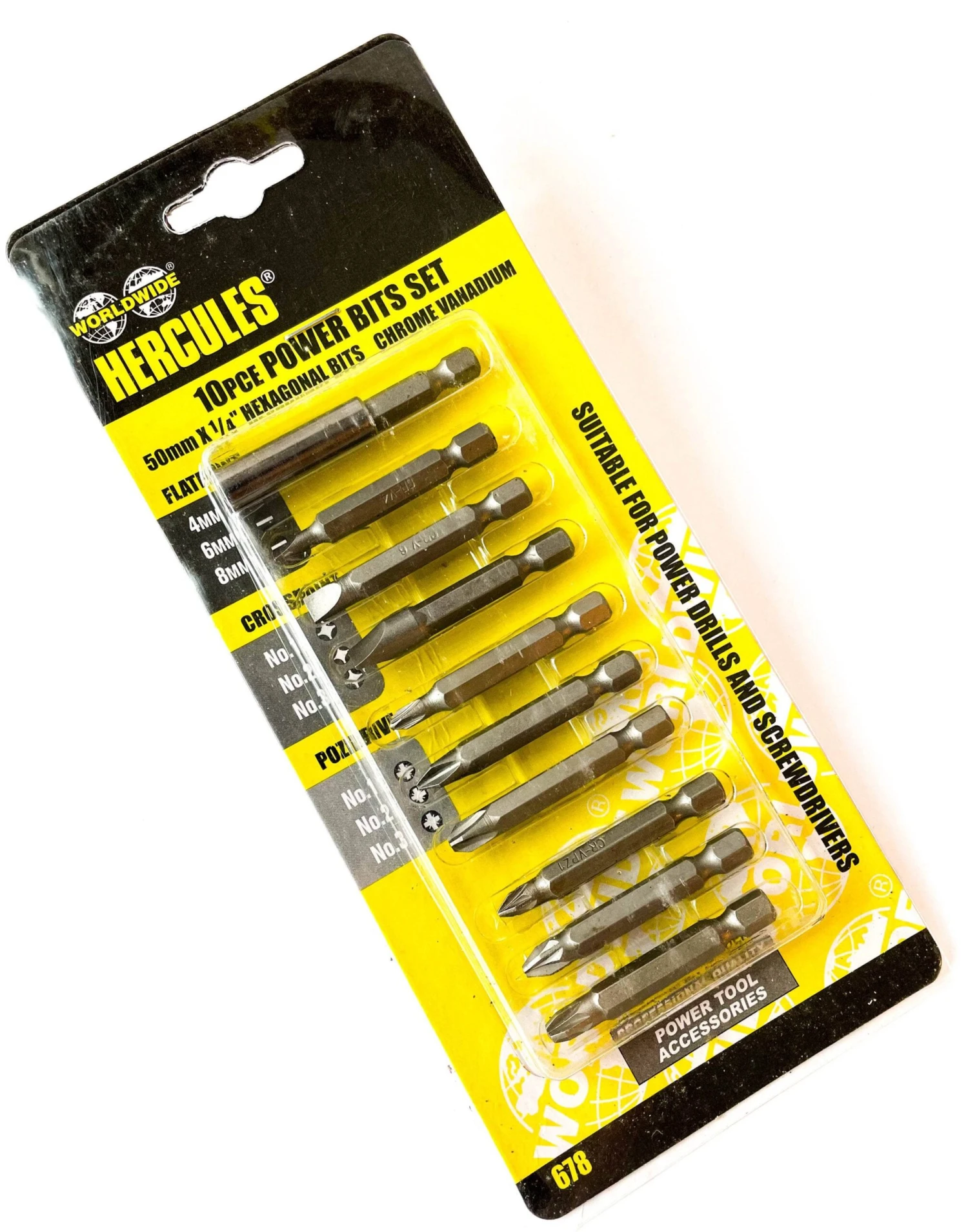 Power Bit Set - 10 Piece 3 Power Bit Set - 10 Piece