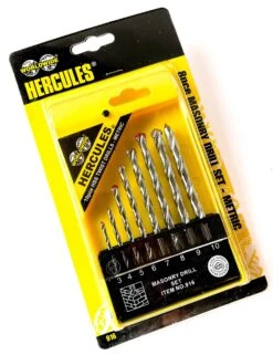 Masonry Drill Set - Metric - 8 Piece