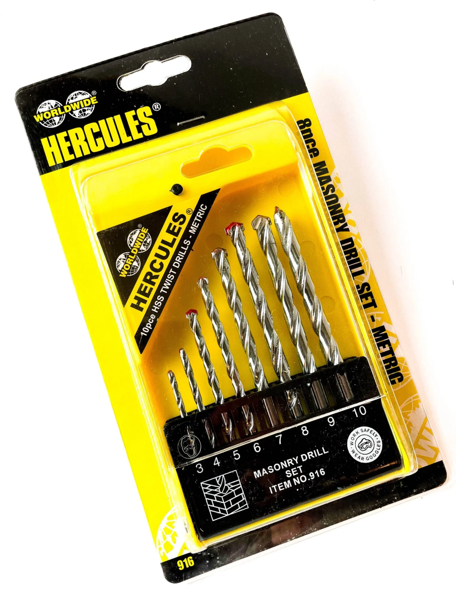 Masonry Drill Set - Metric - 8 Piece 3 Masonry Drill Set - Metric - 8 Piece