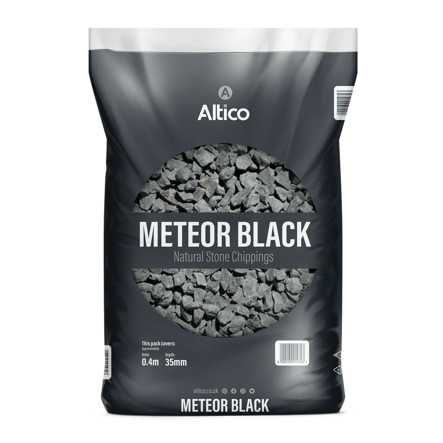 Altico A10014 Meteor Black Stone Chippings 4 Altico A10014 Meteor Black Stone Chippings - Image 2