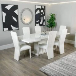 Amalfi Extending Table & 6 Dining Chairs