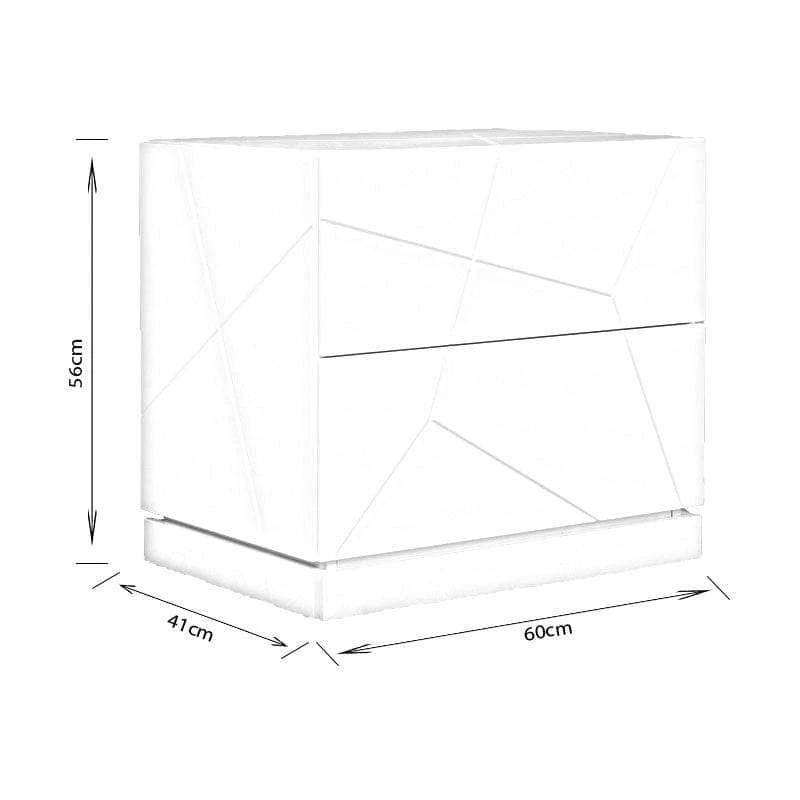 Amalfi Bedside Cabinet 12 Amalfi Bedside Cabinet - Image 10