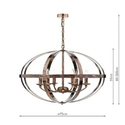 Antequera 6 Light Pendant - Copper 16 Antequera 6 Light Pendant - Copper -Taskers Sale Shop Antequera 6 Light Pendant Copper 1
