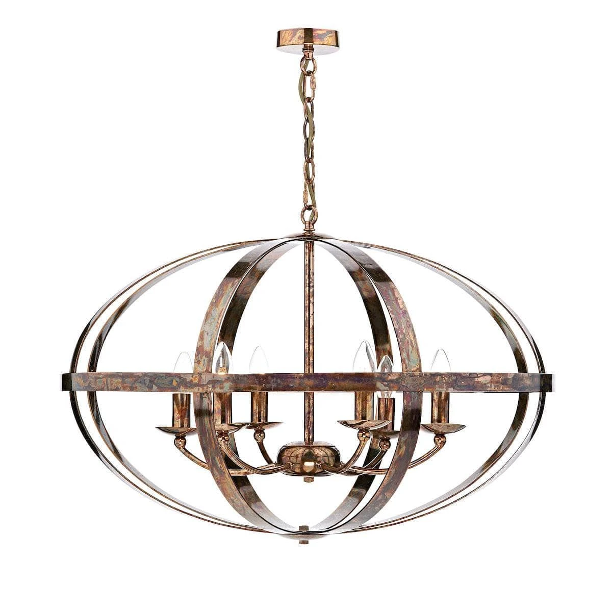 Antequera 6 Light Pendant - Copper 9 Antequera 6 Light Pendant - Copper - Image 7