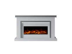 Bespoke Fireplaces Aria Marble 1000 S Suite -Taskers Sale Shop Aria 1000 Polar White and Grey Quartz