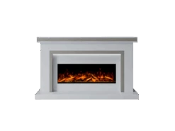 Bespoke Fireplaces Aria Marble 1000 S Suite -Taskers Sale Shop Aria 1000 Polar White and Nacarado